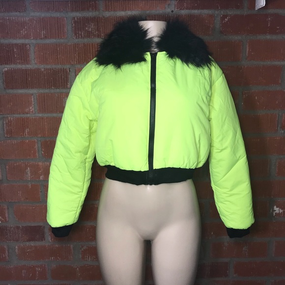 🌺Highlight Of My Day Neon Yellow Jacket - Picture 2 of 6